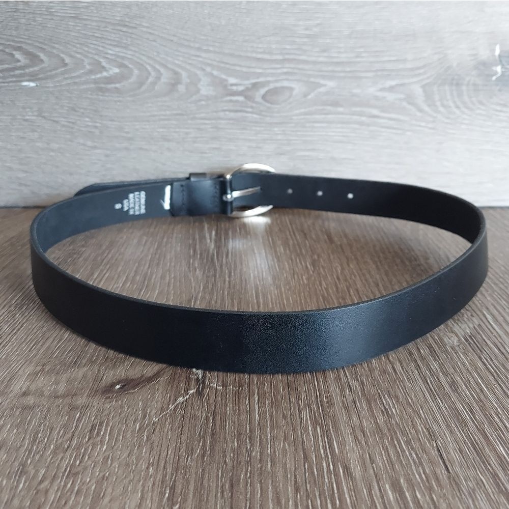 Express Black Belt with Silver Buckle - Picture 2 of 7